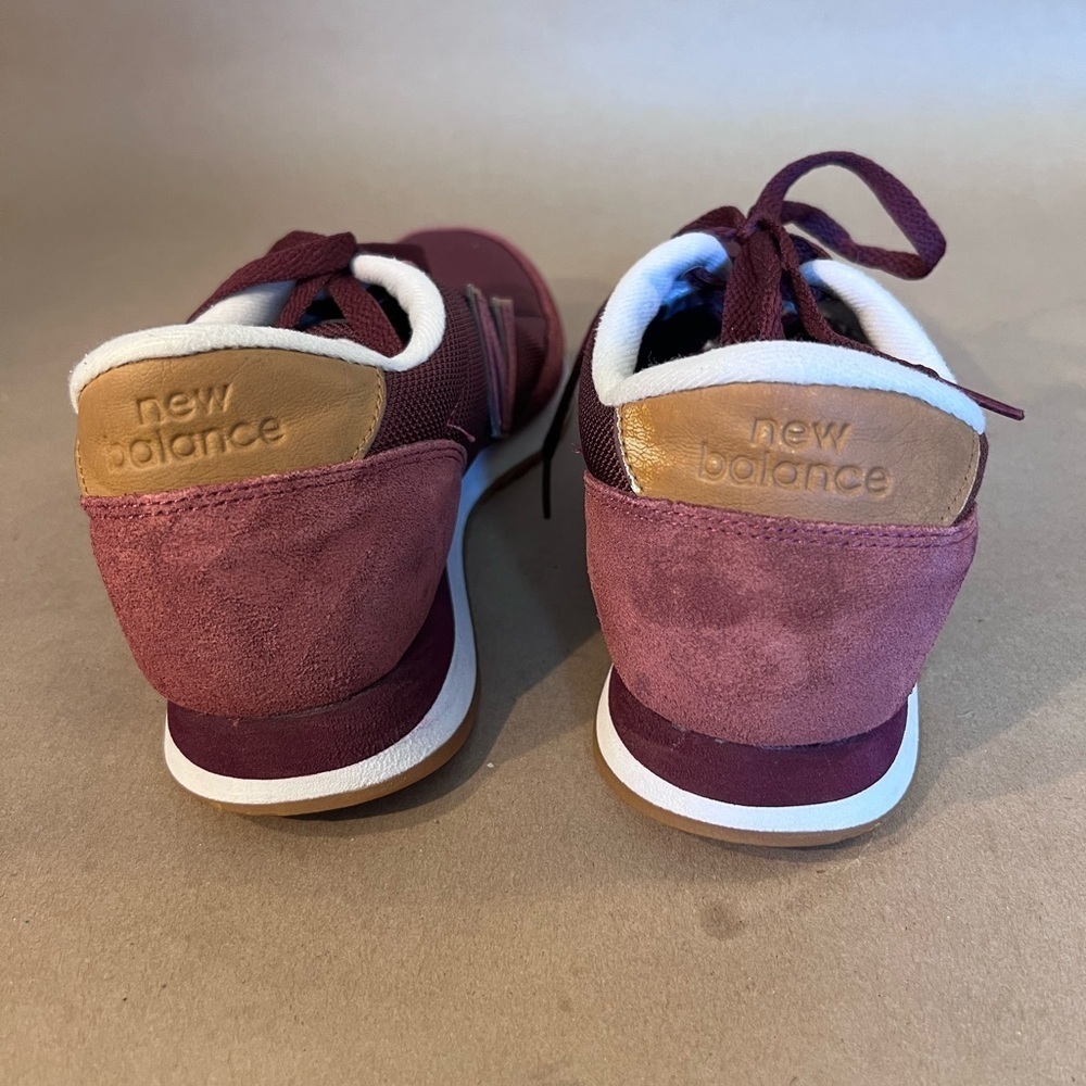 New Balance Men’s 501 Burgundy Suede Running Shoes Size UK 8 US 8.5 - Picture 3 of 13
